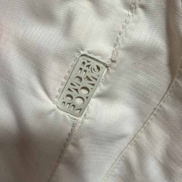 Powder Room Snowboarding Ski Jacket Cream Off White Womens Size Small 3 in 1 - Picture 4 of 14